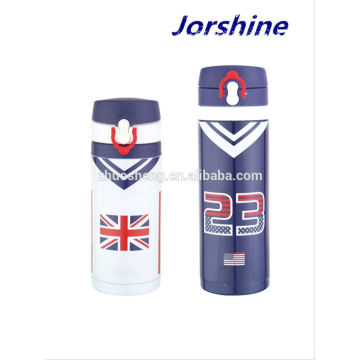 2015 high quality 12oz printed, popular eagle vacuum flask